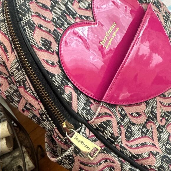 *Juicy Couture* Pink Heart Small Backpack main image 8